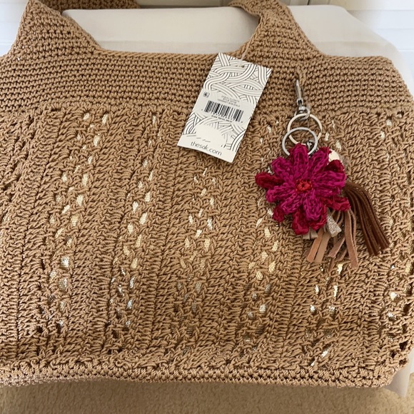 The SAK Classic Medium Tote BambooSilver - Picture 3 of 5